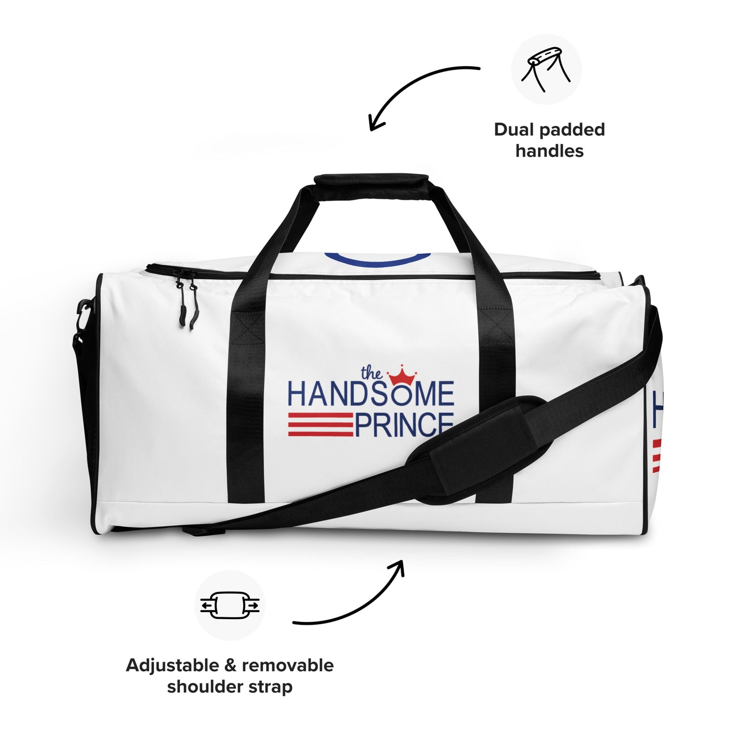 Classic Handsome Prince Duffle Bag
